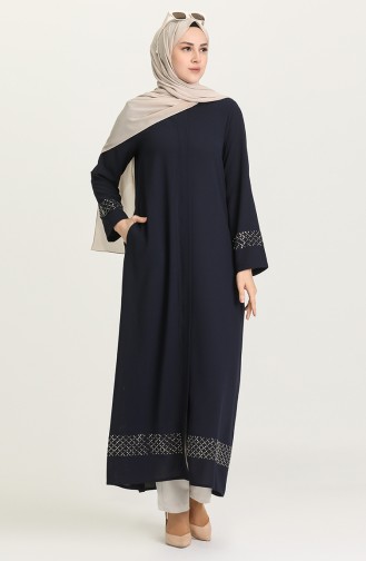 Dunkelblau Abayas 4311-03