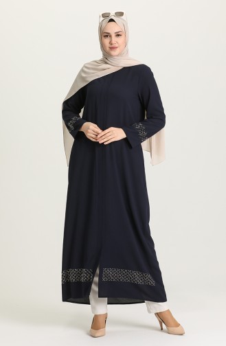 Navy Blue Abaya 4311-03