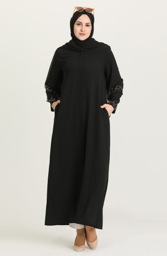 Schwarz Abayas 4312-02