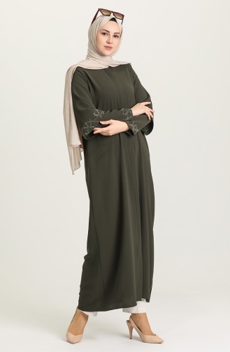 Khaki Abaya 4312-04