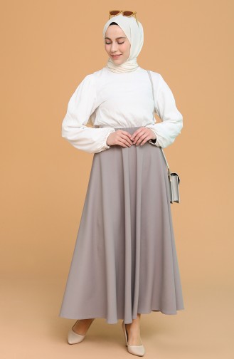 Gray Skirt 1020214ETK-07