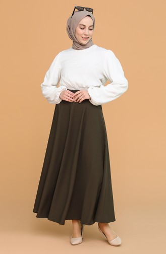 Dark Khaki Rok 1020214ETK-08