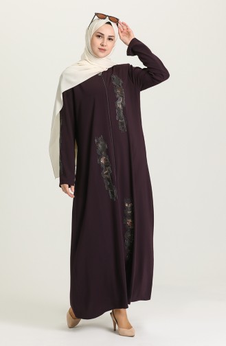 Purple Abaya 1581-02