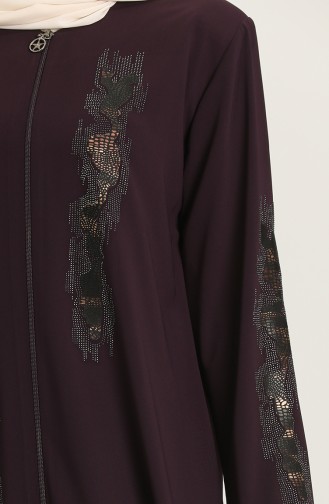 Purple Abaya 1581-02