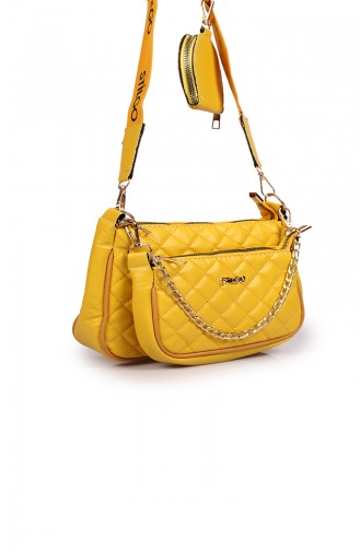 Sac D`épaule Jaune 03-09