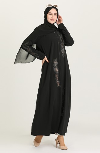 Abayas Noir 1581-04