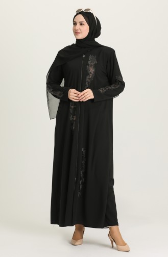 Abayas Noir 1581-04