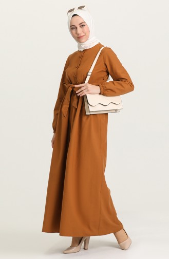 Robe Hijab Tabac 6890-03
