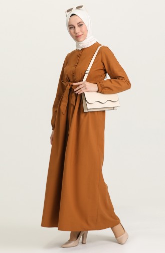 Tabak Hijab Kleider 6890-03