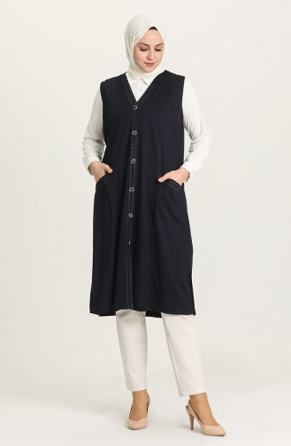 Navy Blue Waistcoats 0809-01