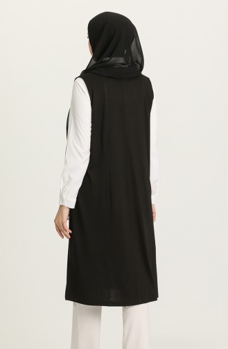 Gilet Sans Manches Noir 0809-02