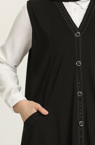 Gilet Sans Manches Noir 0809-02