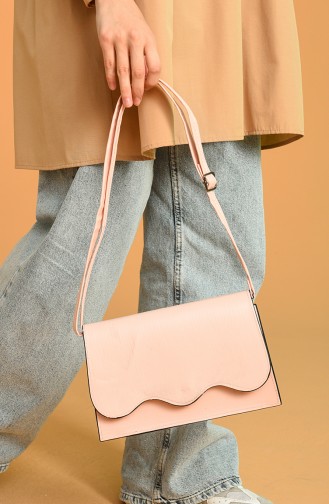 Sac D`épaule Rose poudre 0026-12