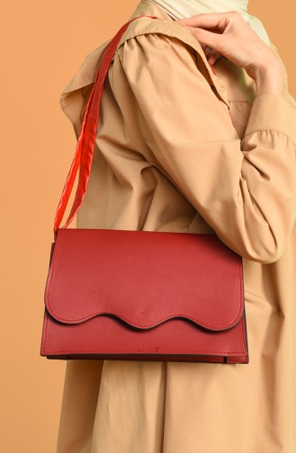 Red Shoulder Bag 0026-13