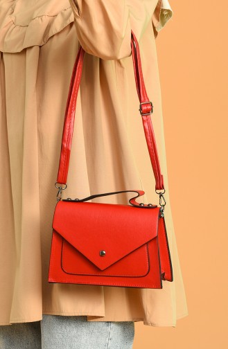 Red Shoulder Bag 0030-13