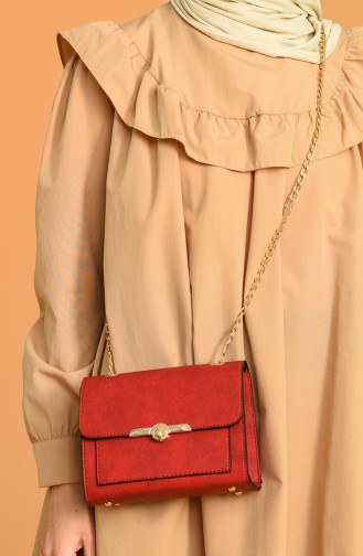 Red Shoulder Bag 0031-13