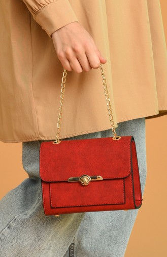 Red Shoulder Bag 0031-13