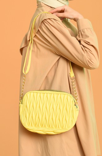 Sac D`épaule Jaune 0032-10