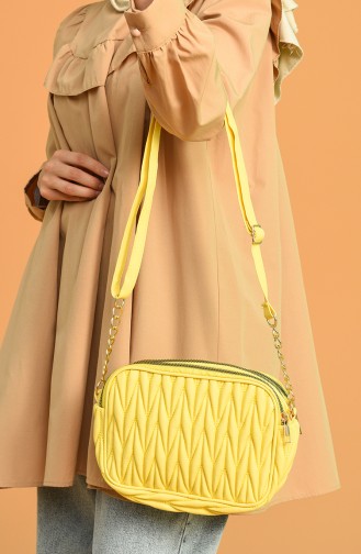 Sac D`épaule Jaune 0032-10