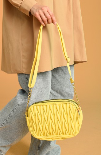 Sac D`épaule Jaune 0032-10