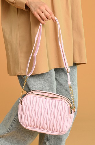 Powder Pink Shoulder Bag 0032-12