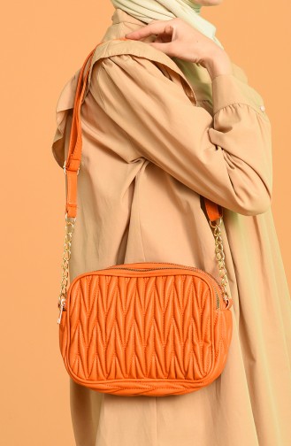 Sac D`épaule Orange 0032-14