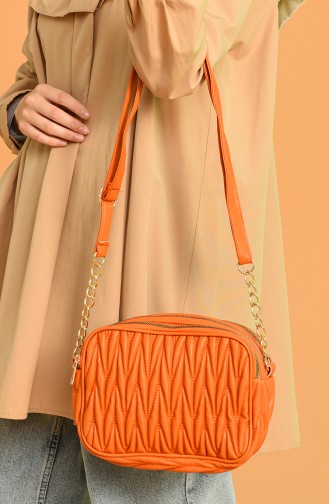 Sac D`épaule Orange 0032-14