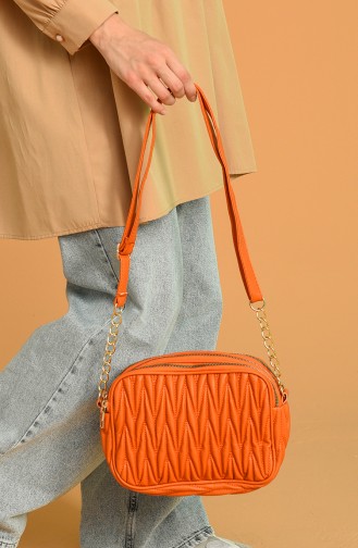 Orange Schultertasche 0032-14