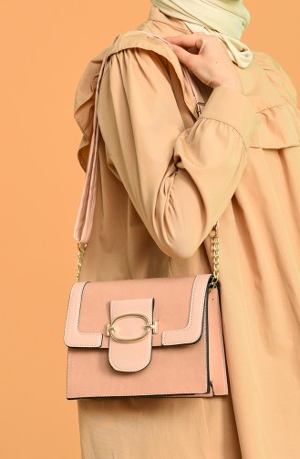 Powder Pink Shoulder Bag 0034-12