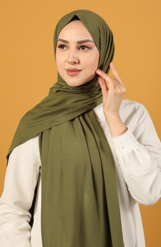 شال أخضر زيتي 5221-01
