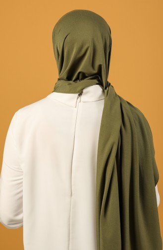 شال أخضر زيتي 5221-01