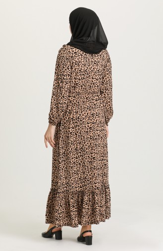 Mink Hijab Dress 4576C-01