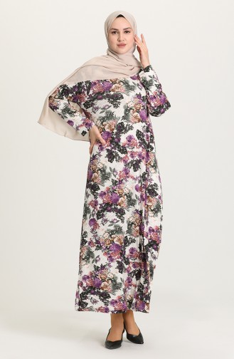 Violet Hijab Dress 2314-01