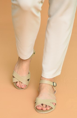 Beige Summer Sandals 4-03