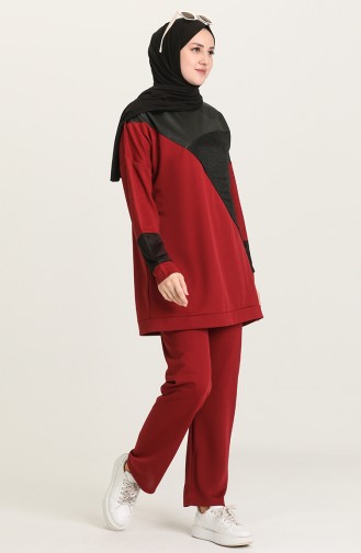 Claret Red Suit 0005-02