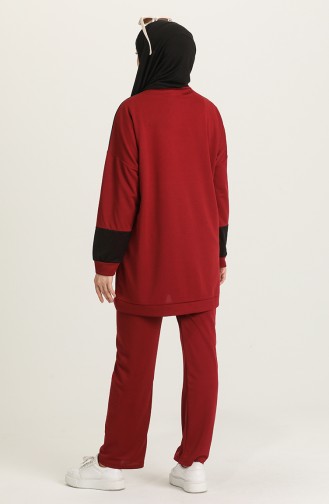 Claret Red Suit 0005-02