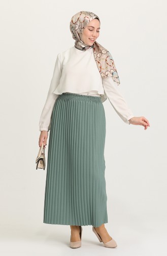 Mint Green Skirt 5635-02