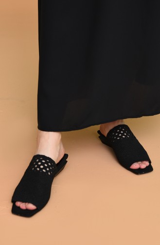 Black Summer slippers 5-4-01