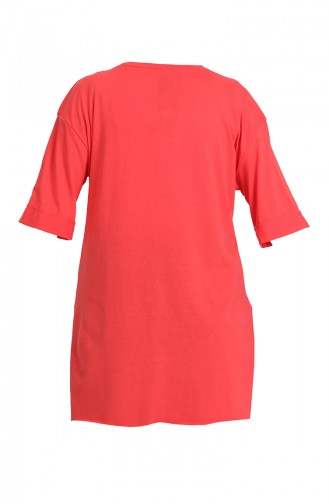 T-Shirt Couleur brique 2325-06