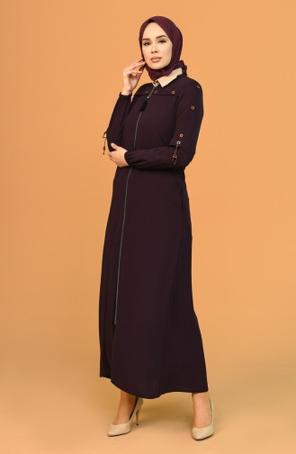 Purple Abaya 7007-07