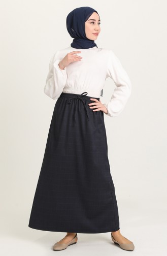 Navy Blue Skirt 4403ETK-01