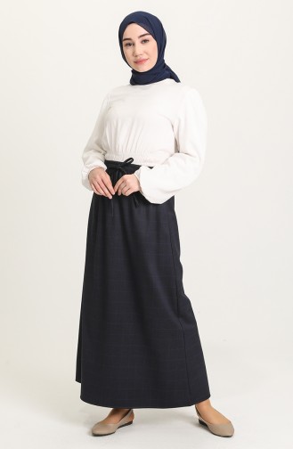 Navy Blue Skirt 4403ETK-01