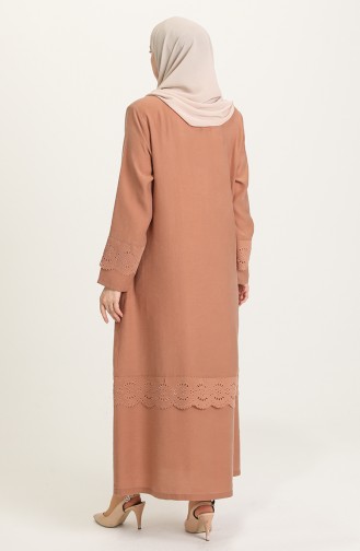 Brick Red Abaya 0452-04