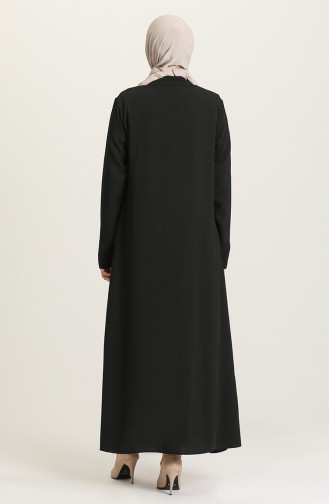 Black Abaya 1070A-01