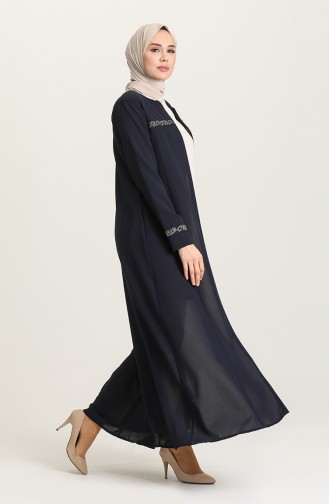 Abayas Bleu Marine 4310-02