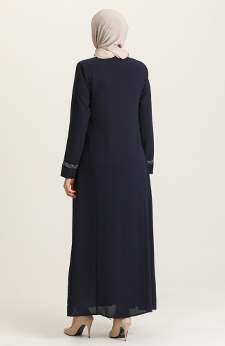 Dunkelblau Abayas 4310-02