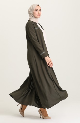 Khaki Abaya 4310-03