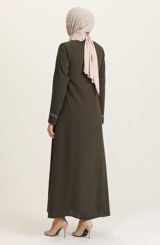 Khaki Abaya 4310-03