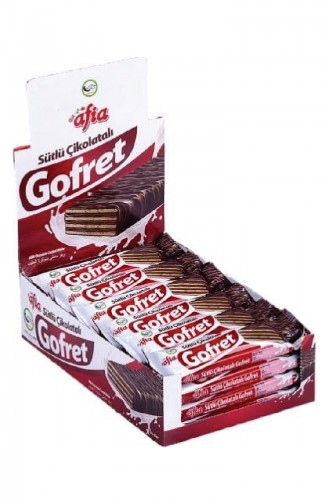 Çikolatalı Sütlü Gofret 24x35 Gr