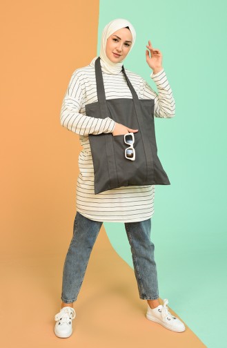 Gray Shoulder Bags 0151-09
